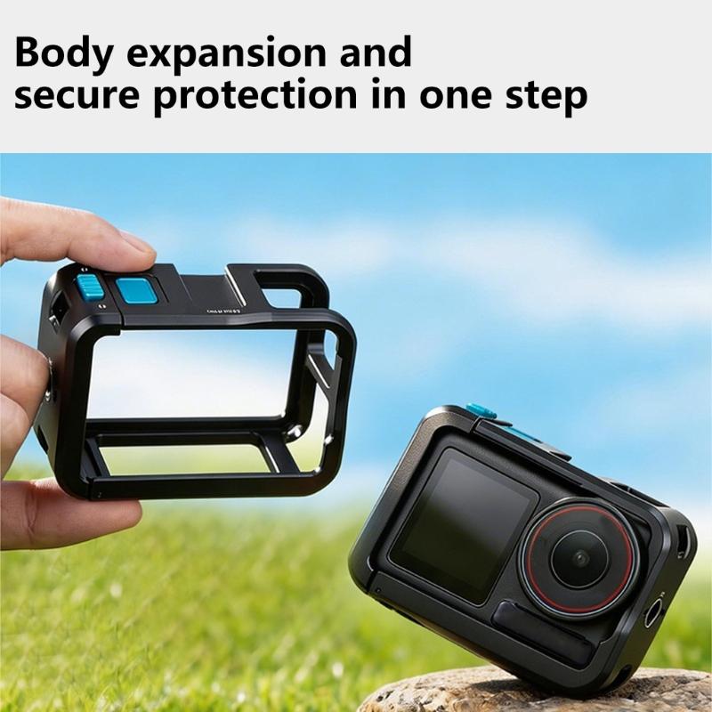 Metal Cage for Action 5/4/3 Accessories Multifunction Protective Frame Aluminum Housing Camera Expansion Protector