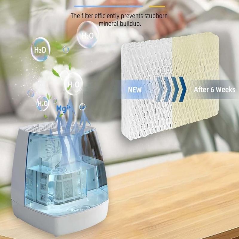 6Pcs Replacement Wick Filters for WF813 Humidifiers Accessories Wicking Filters Enhancing Moisture Efficiency