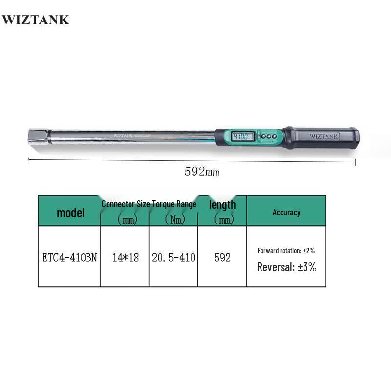 WIZTANK Digital Preset Torque Wrench