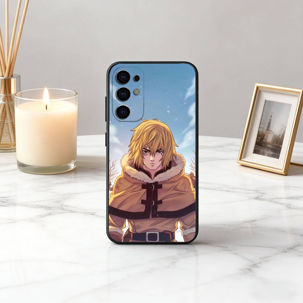V-Vinland S-Saga T-Thorfinn-VST Handyhülle Schwarzes Silikon Weich Für Samsung S25,S24,S21,S22,S23,S30,Ultra,S20,Plus,Fe,Lite