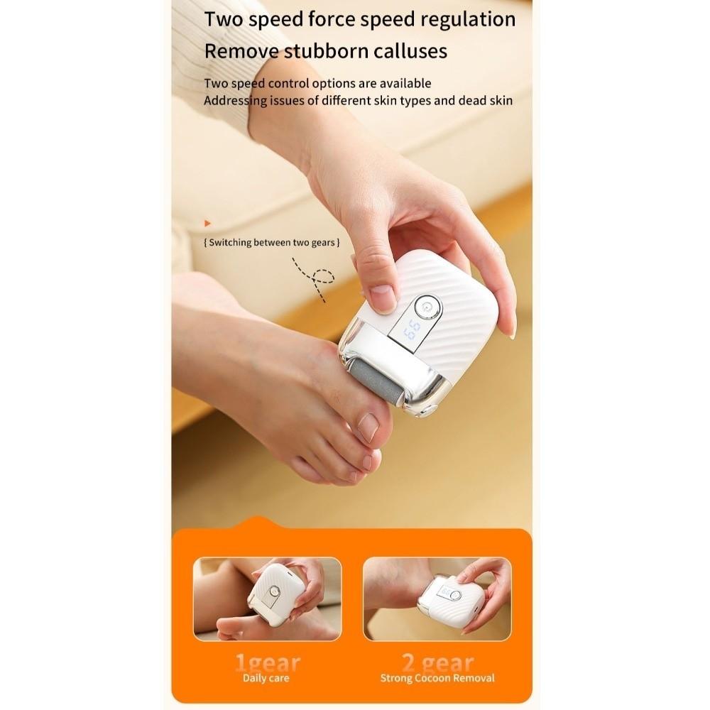 Portable Electric Foot Grinder Dead Skin Calluses Feet Scrubber Foot Care