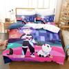 Cartoon Bee PuppyCat Bedding Set Duvet Cover Bed Set Quilt Cover Pillowcase Comforter king Queen Size Boys Adult Bedding Set