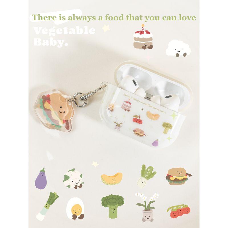 

for AirPods Protective Case Apple Earphone Case Second Generation and Third Generation Pro2 Protective Case Cute Niche Style Young Adult Ins Style Vegetable Airpods 3 generations