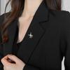 Klassisches Design Sternförmige Broschen Pins Für Frau Edlen Schmuck Hochzeit Party Mädchen Luxus Accessoires Geschenk