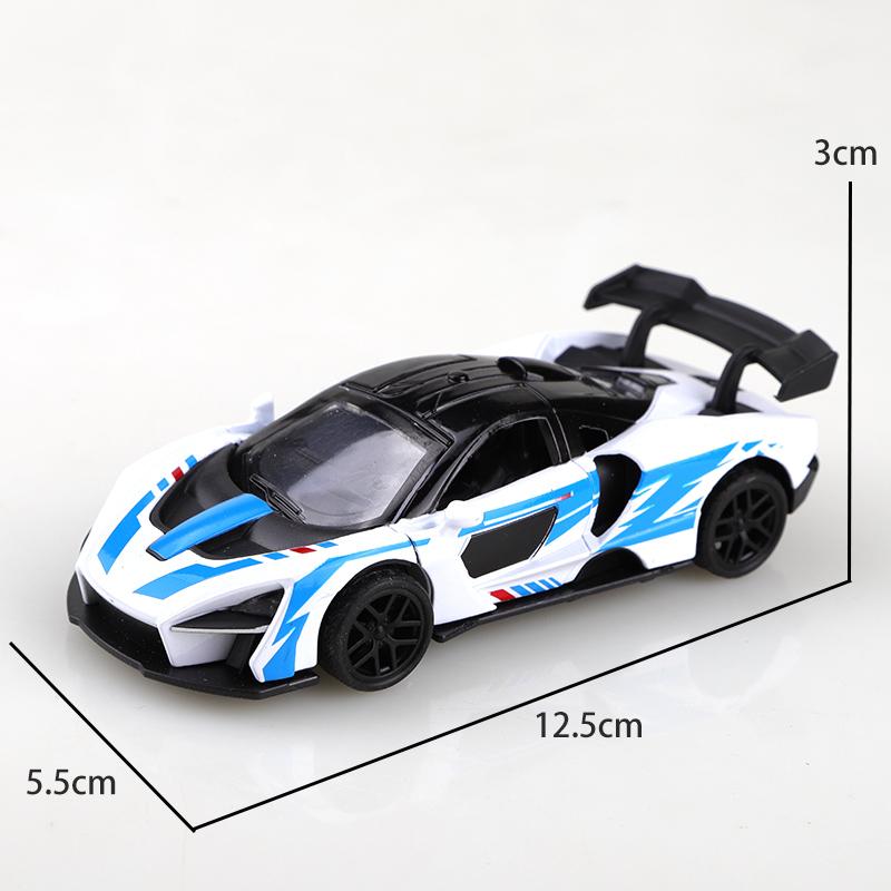 (Bagged) 1:36 Senna Alloy Pull-back Racing Car, Simulation 1.36 Alloy Pull-back Racing Car, Boy's Toy
