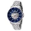Sfida Stainless Steel Skeleton Blue Sunray Dial Automatic R8823140011 100M Men's Watch