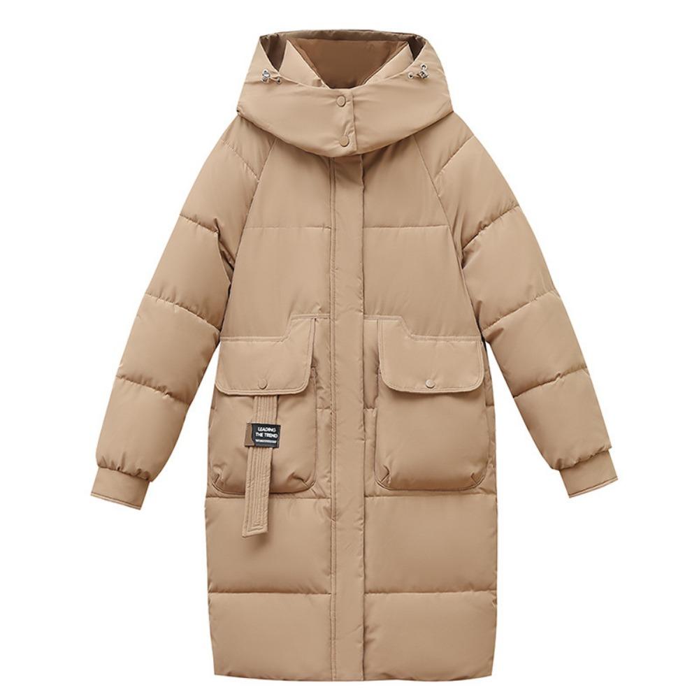 Down Cotton-padded Clothes for Women Are Over the Knee, the New Thickened, Loose and Thin Temperament Cotton-padded Clothes and Cotton-padded Jackets.