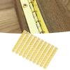 10pcs Furniture Hinges 100mm Hinge Long Strip 90 Degree Piano Hinge Gold Wooden Box Hinge Jewelry Box