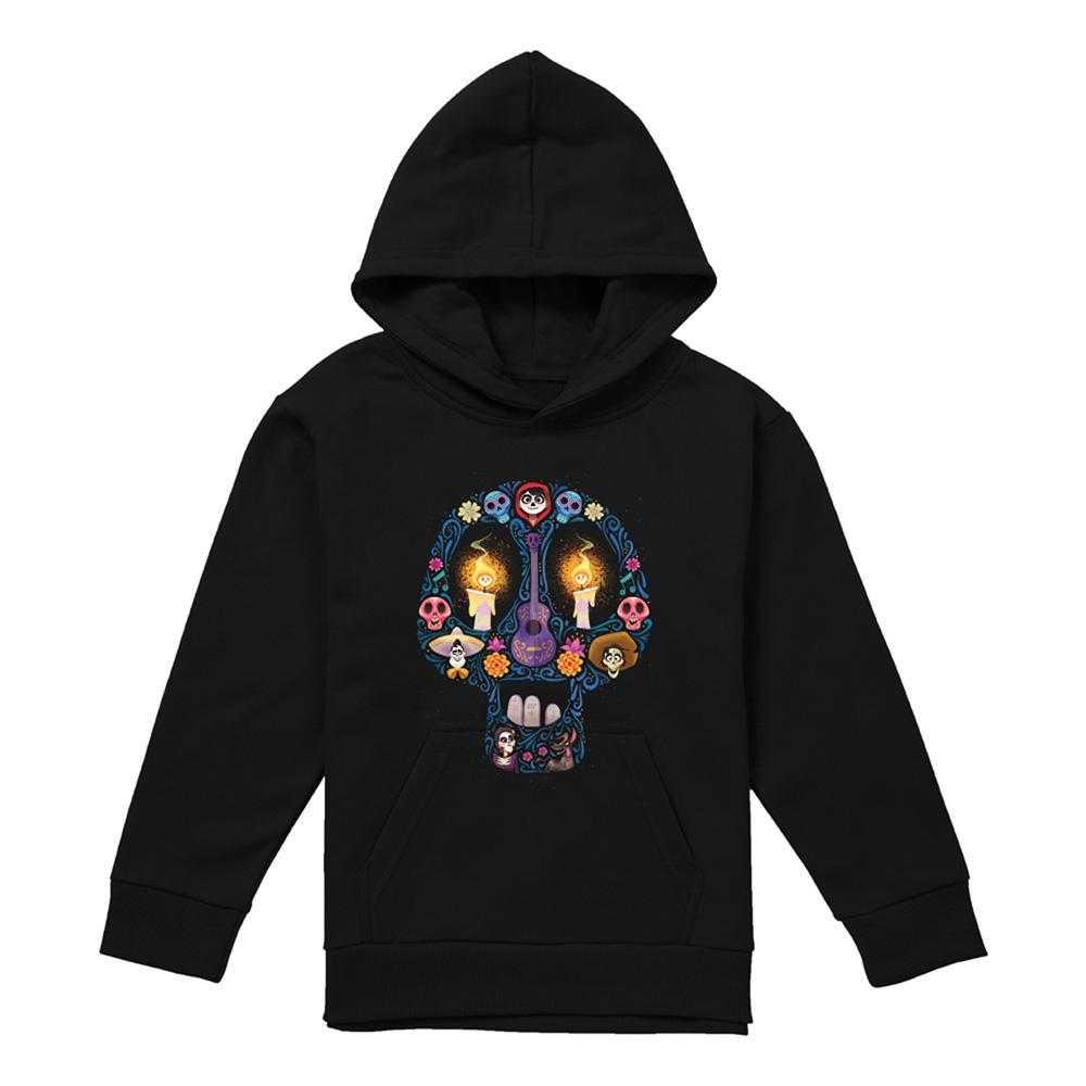 Coco Childrens/Kids Day Of The Dead Skull Ernesto Miguel Hector Hoodie