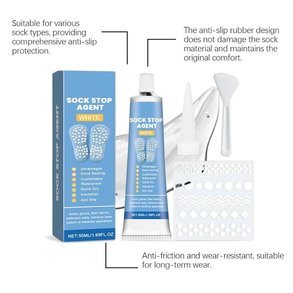Waterproof Sock Stop Agent Quick-Drying Anti Slip Sock Glue New Craft Supplies  for Grip Socks