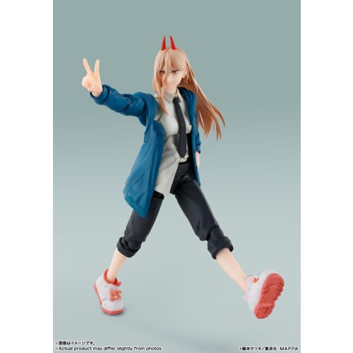 TAMASHII NATIONS S.H.Figuarts Chainsaw Man Power, Approximately 145mm, PVC & ABS Painted Action Figure