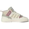 Adidas Originals Post Up Leder Rutschfest Leichtgewichtige Mid-Top Sneaker Damen Sneaker Hellgrau Lila ID4085