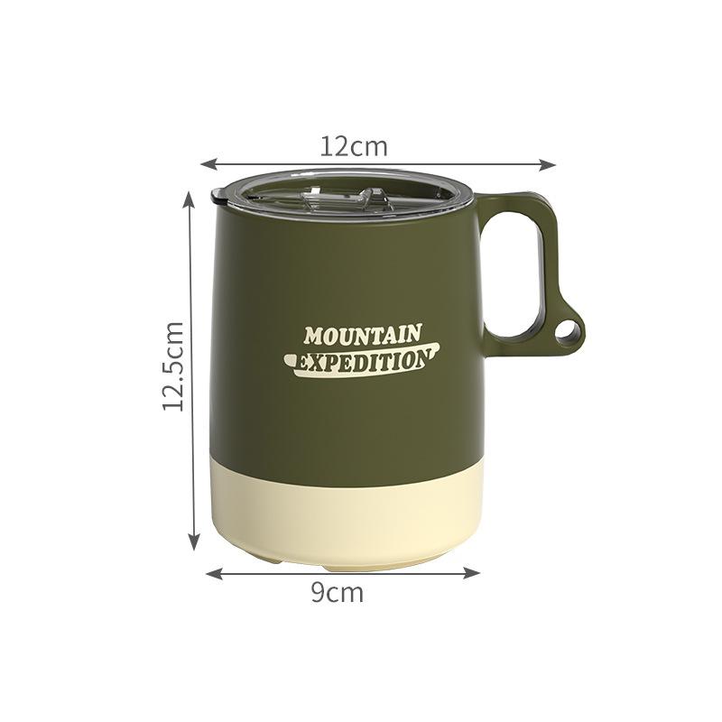 Outdoor Portable Water Cup Coffee Cup Travel Mug Camping Portable Tea Cup Eco-Friendly Design Home Use Couples Picnic