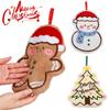 1pc Christmas Gingerbread Man Snowman Hand Towel Coral Fleece Soft Absorbent Holiday Kitchen Bathroom Decoration Xmas Home Gift