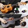 Small Multi-function Tuner ABS Acoustic Guitar Tuner New Guitar Pick & Tuner Combo