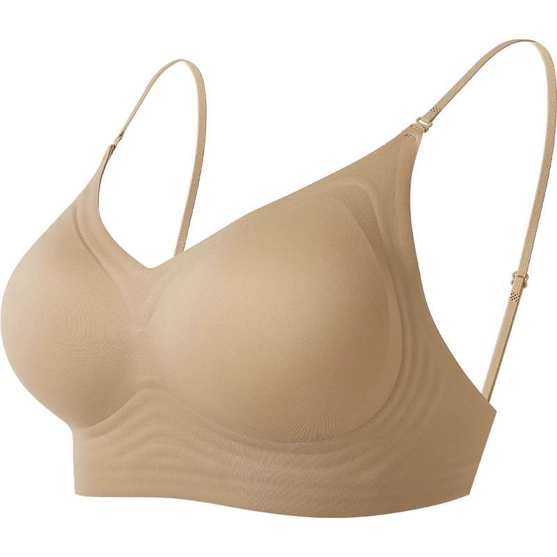 Halter U-Shape Backless Bra for Women – Padded, Adjustable, Invisible Thin Straps, Ideal for Small Chests, Summer Wear.