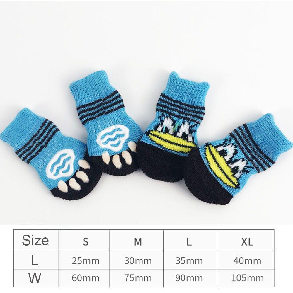 Thick Guard Claw Anti-Scratch Chihuahua Small Dog Knitted Socks Dog Socks Cat Accessories Pet Boots