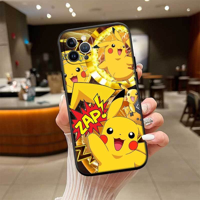 Cute Pokemon Phone Case for Samsung S20 S21 S21S S22 S23 S24 FE Ultra Plus Lite F06 F16 M06 M16 M56 A07 A17 A36 A37 A55 A57