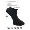 Bamboo Men's Booties Black Socks Seamless Pack Of 6