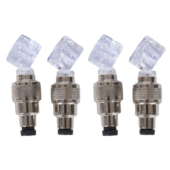 2/4ks Světlo na ventil duše jízdního kola Chytrý senzor LED Lampa na kolo pro noční jízdu Barevná Dekorativní lampa na ventil silničního nebo horského kola Příslušenství pro jízdní kola