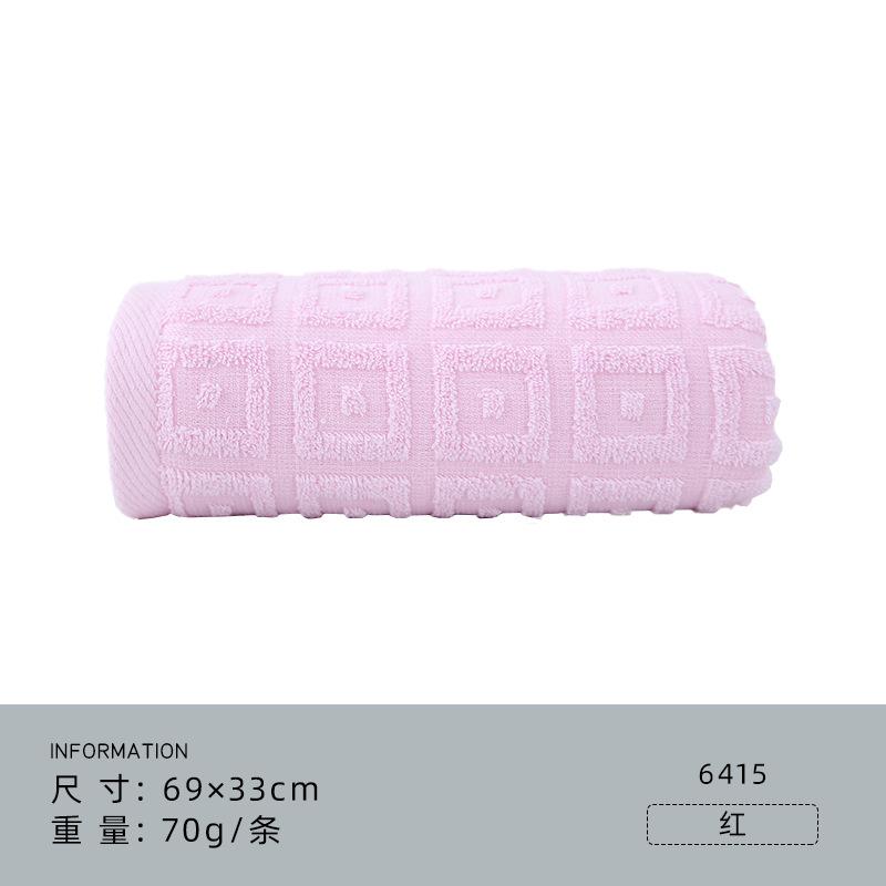Towel pure cotton plain color light and easy to dry absorbent towel can be embroidered gifts