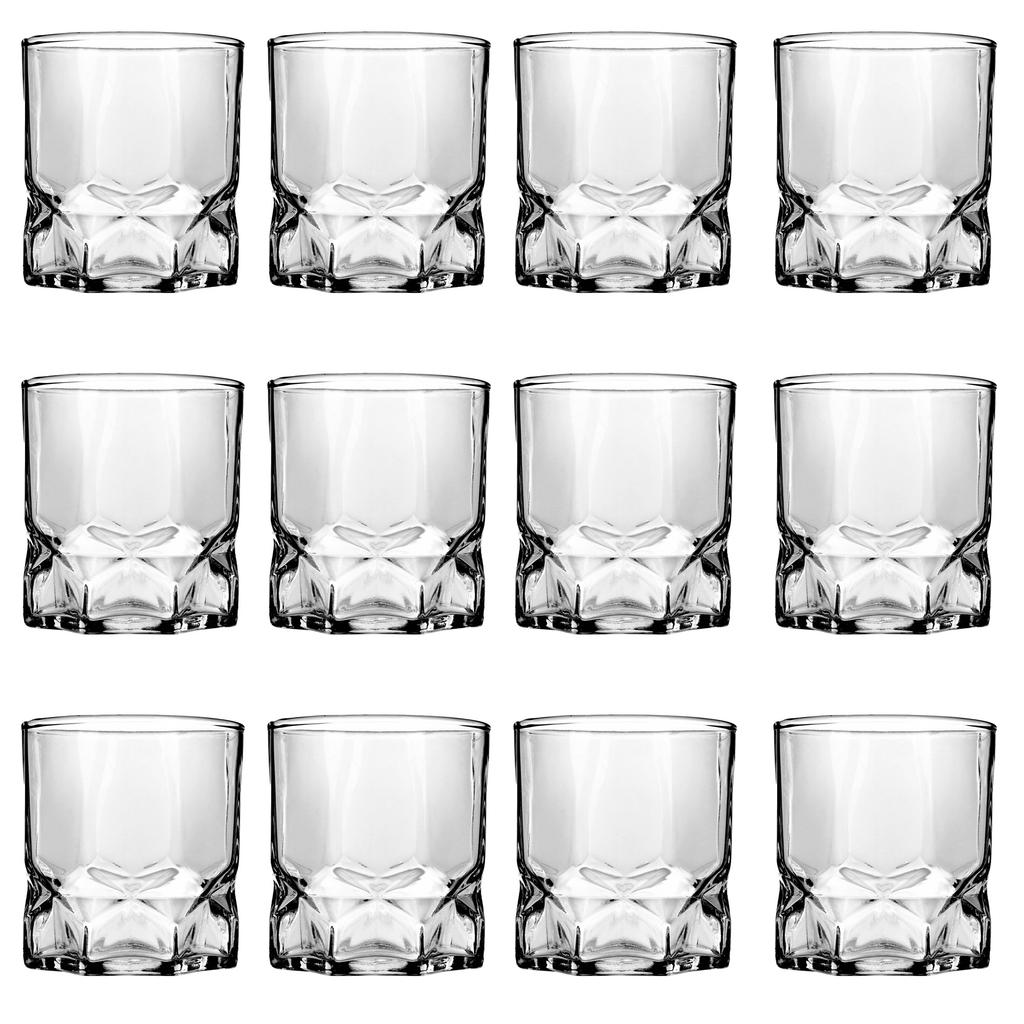 KADAX Whisky Glasses Drinks Set Water 320ml Gift Low