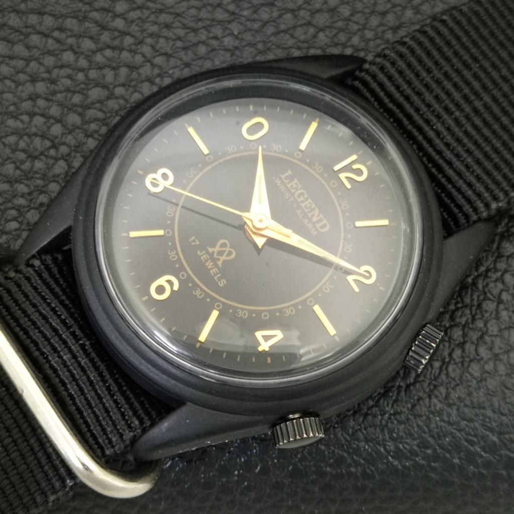 SCHWEIZER VINTAGE LEGEND MANUELLES AUFZUG HERREN ÜBERHOLTE WEckerUHR a707532-1