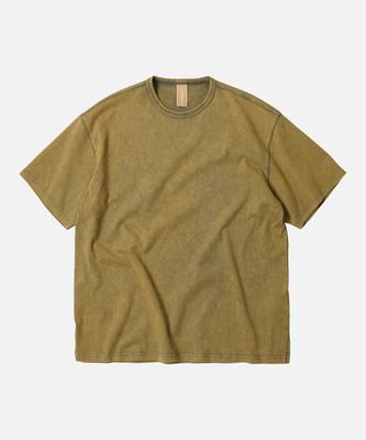 FRIZMWORKS Og Vintage Dyeing Half Tee _ Olive