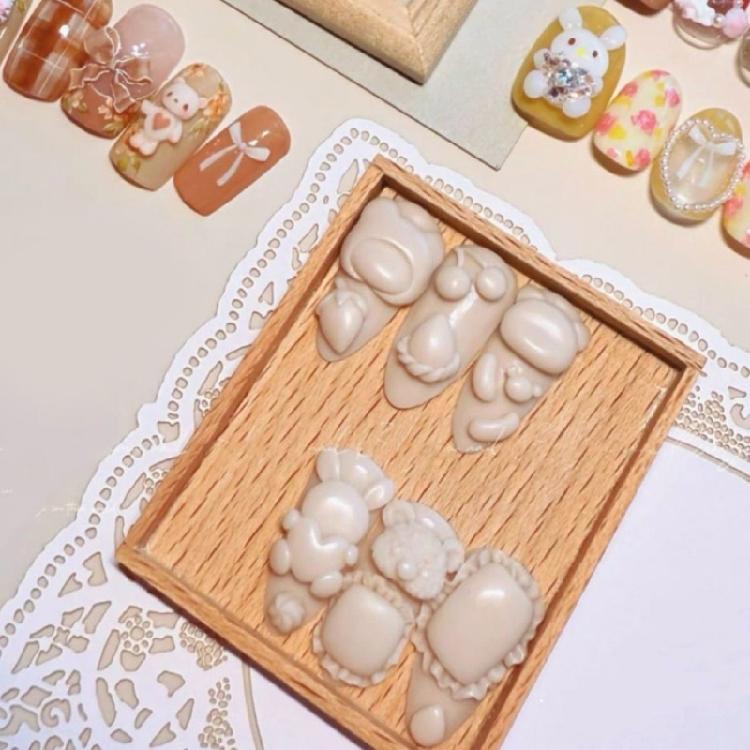 Themed Nail Art Silicone Mold Reusable Tool For 3D Gel Designs And Handmade Jewelry