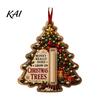 Christmas Tree Money Ornament Holder Ornament, Acrylic Stocking Cash Gift Hanging Decor Creative Holiday Idea for Tree, Festive Pendant with Surprise