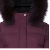  Mountia  Women S Fox Fur Long Padding Premium Eco Duck Down Plum