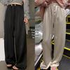 2026 Spring Silky Acetate Wide-Leg Pants - New Chinese Style