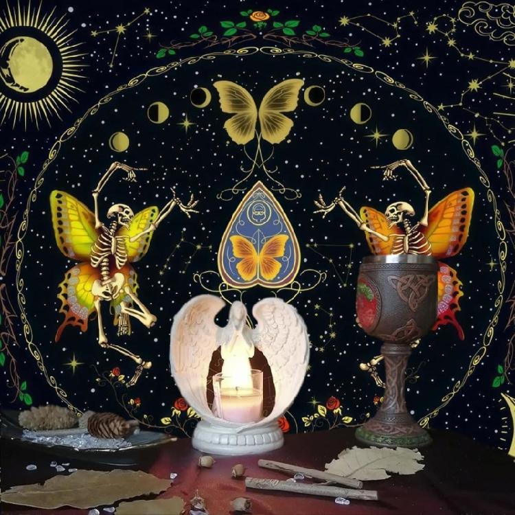 Brettspielmatte Astrologische Orakel Tischdecke Kartenmatte Divinationstischdecke