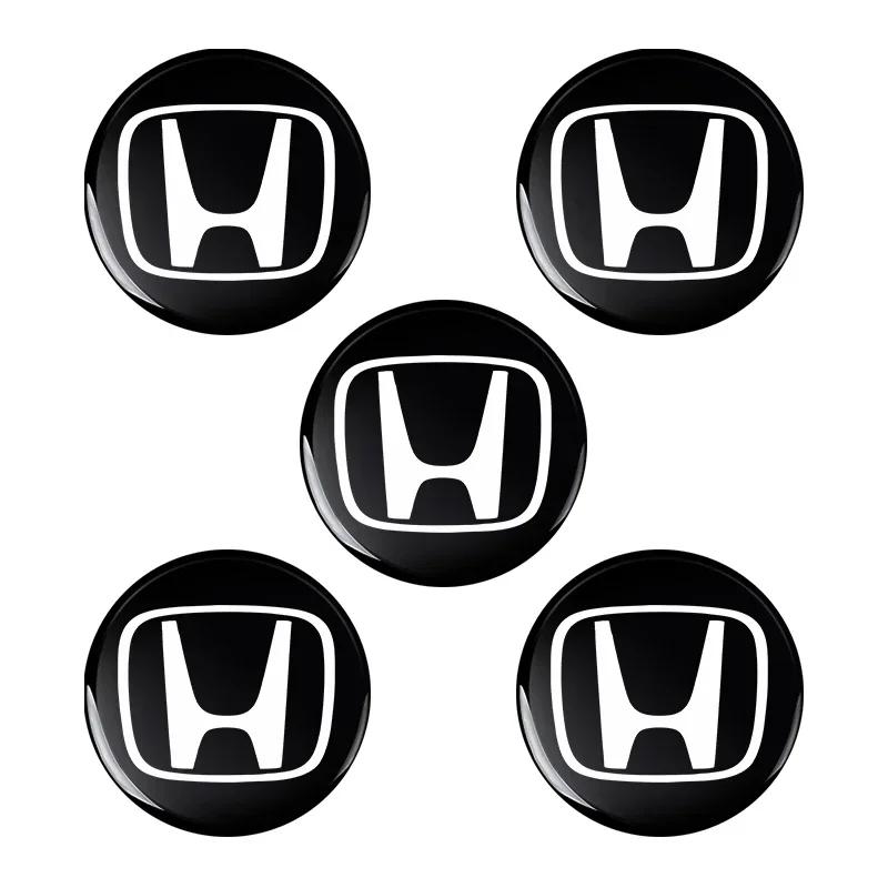 For Honda Car Remote Key Emblem Logo Sticker Multifunction Decals Styling For Honda Civic Fit City Cry Accord CB500 Cb650r Forza