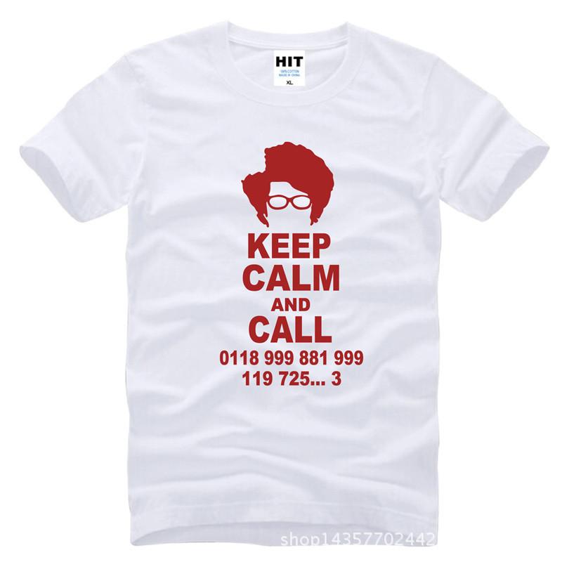 The IT Crowd Keep Calm and Call Printed Unisexs TShirt Roy Computer Programmer T Shirt For Unisex shubuzhi New Cotton Top Tee