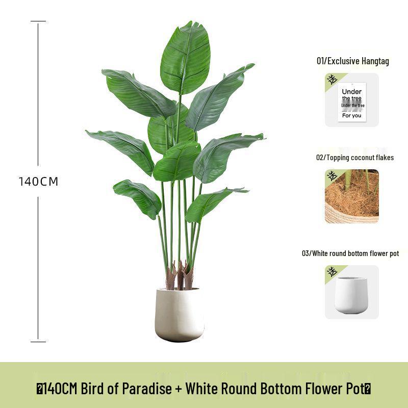 Luxurious Bionic Bird of Paradise: Large Artificial Indoor Floor Plant Decoration