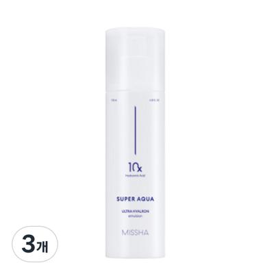 Super Aqua Ultra Hyalon Emulsion, 130ml, 3 Units