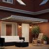 Electric Retractable Awning Anthracite and White 4 X 3 M