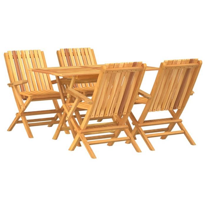 VidaXL 5 Piece Garden Dining Set, Dining Set with Table and Chair, Lounge Set, Patio Furniture, 3155005