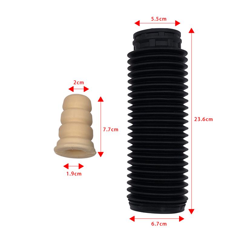 Car Front Shock Absorber Buffer Rubber Boot Set Dust Cover For Hyundai MISTRA CF 2014- 1.6T Kessen 2017- 1.6T K4 2014-