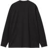 Carhartt WIP Pocket Heart Long Sleeve T-Shirt 'Black' Men's I035300-00E-XX