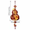 Chinese Style New Years Decoration Traditional Good Luck Spring Festival Door Decoration Velvet Red Horse Year Hanging Ornaments