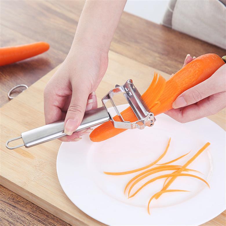 Stainless Steel Vegetable Peeler Multi-Functional Potato Peeler Fruit & Potato Slicer Vegetable Shredder for Kitchen Accessories Cooking Tools