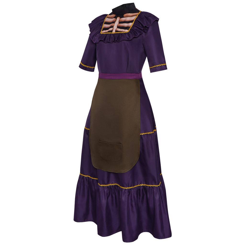 Coco Melda Cosplay Costume For Halloween Stage Performance With Soft Knit Fabric For Adults