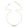 Jewelry Alloy Diamond Letter E Necklace Ladies Gold Plated Clavicle Chain Jewelry