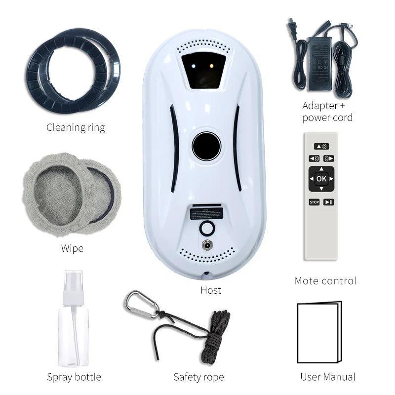 New Window Cleaning Robot Window Washer Robot Home Appliance Vacuum Cleaner Window Cleaner Electric Glass With Remote Control US
