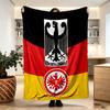 Eintracht Frankfurt Decke mit Aufdruck - Weich & Bequem, für Schlafzimmer, Reisen, Sofa, Heimdekoration - Geburtstags-Weihnachtsgeschenk für Freund