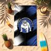 Canterbury Bankstown Bulldogs (1) Theme Beach Towel Sand Resistant Soft And Comfortable Suitable For The Pool Camping Yoga And Diving A Travel Essenti