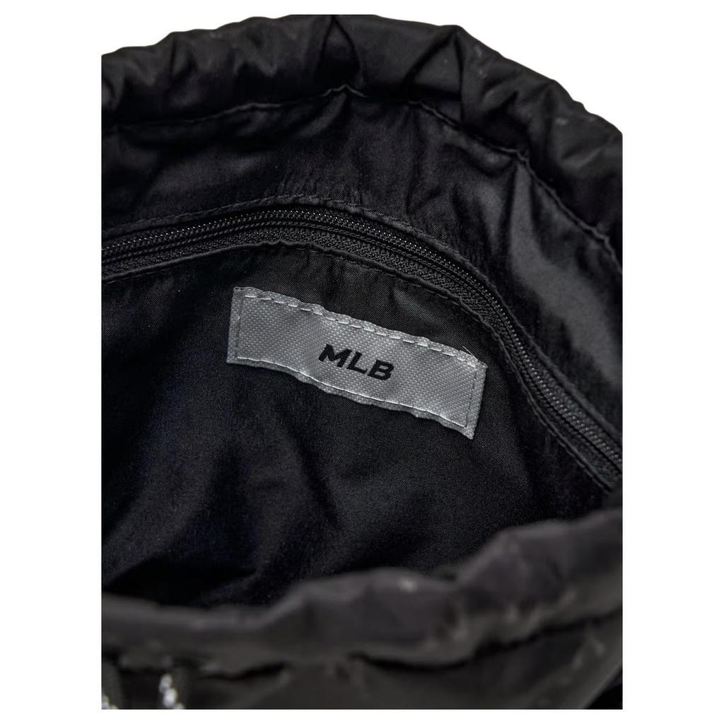 New MLB New York Yankees Nylon Shoulder Bag Mini Unisex Black 3ACRM025N-50BKS