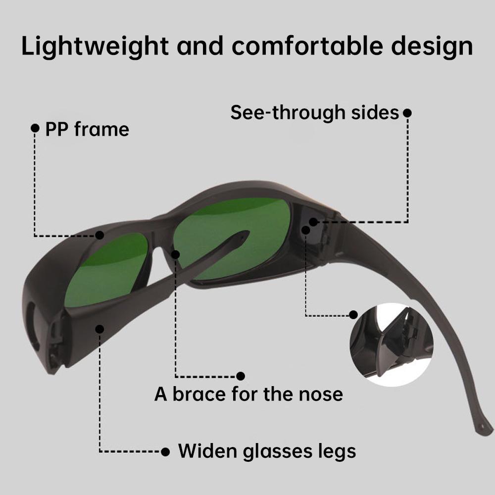 Schweißhelm-Anti-Laser-Brille Blendschutz UV-Bogenlicht Schweißer-Arbeitsschutzbrille Schweißbrille Geeignet für Schweißer etc.